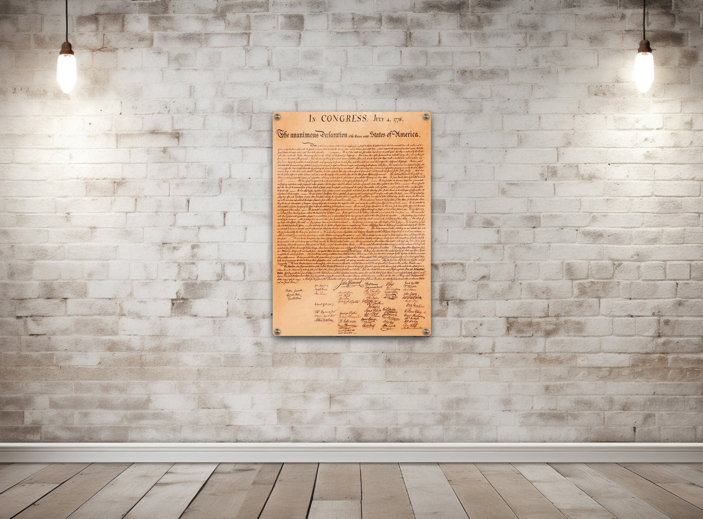 The Declaration of Independence Print