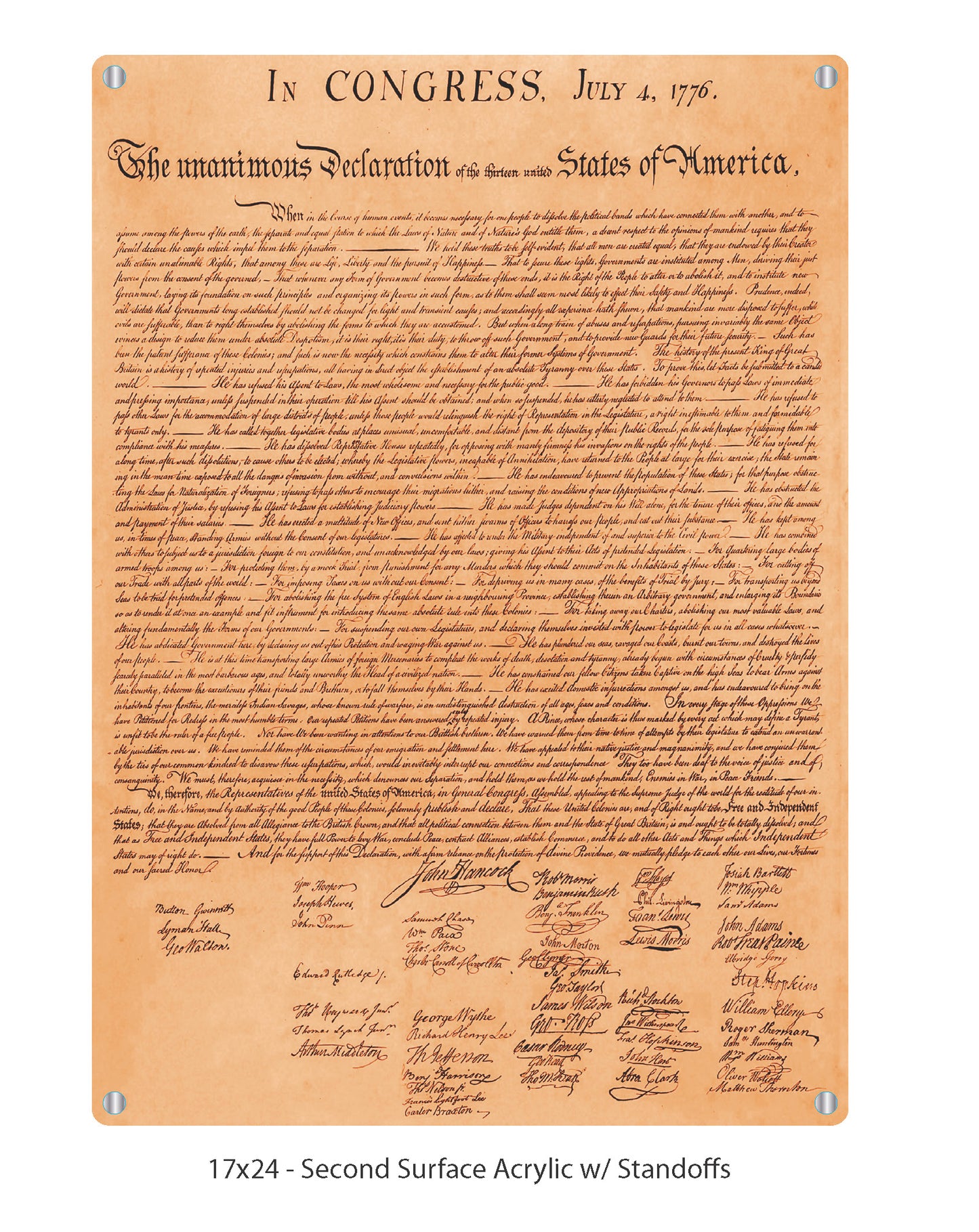 The Declaration of Independence