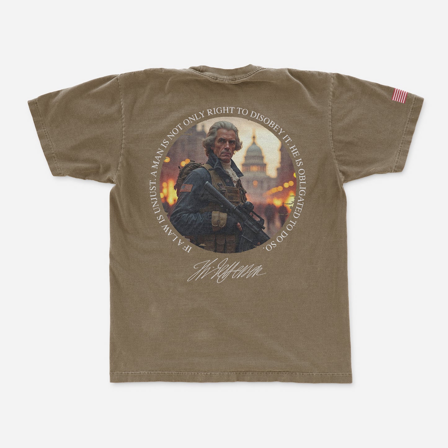 Thomas Jefferson "Disobey" T-Shirt | Made in the USA