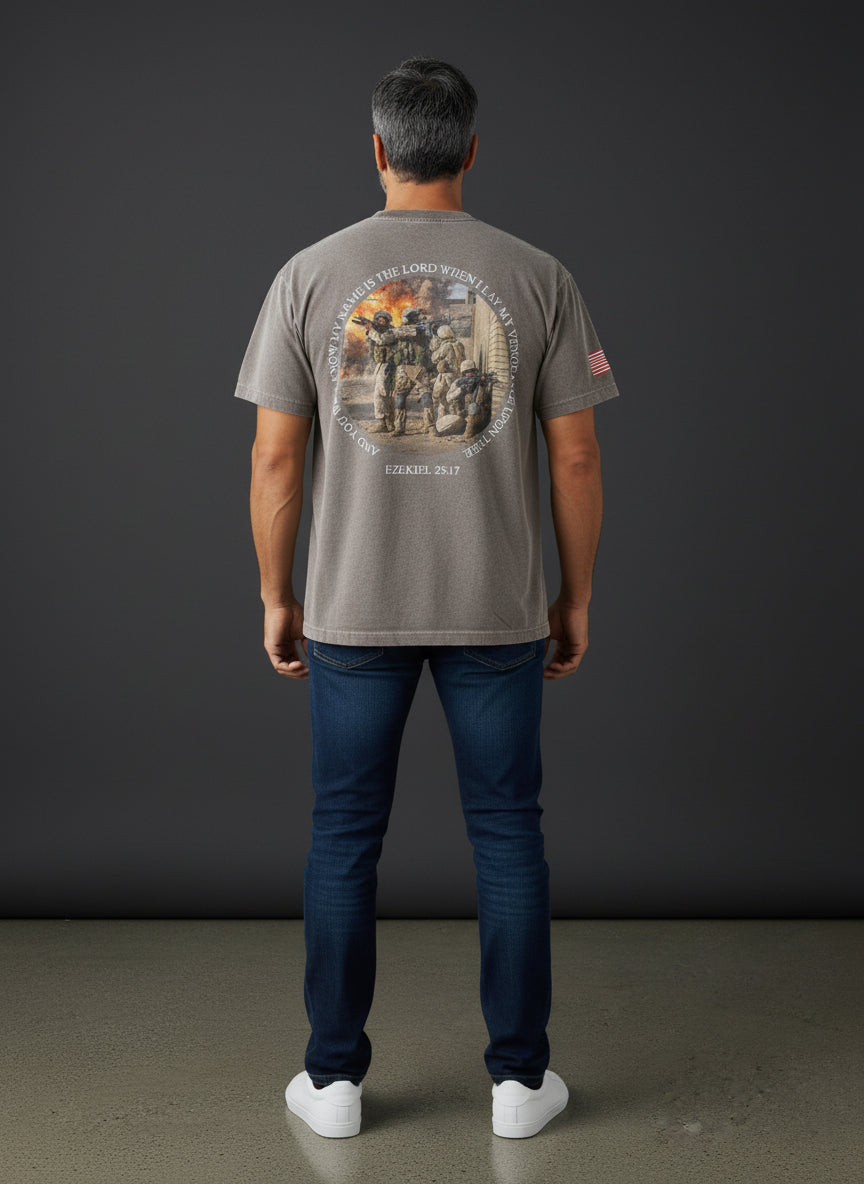Ezekiel 25:17 T-Shirt | Made in the USA