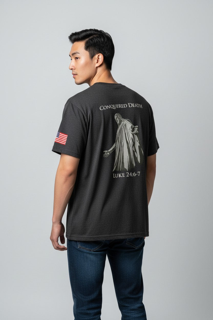 Conquered Death T-Shirt | Made in the USA